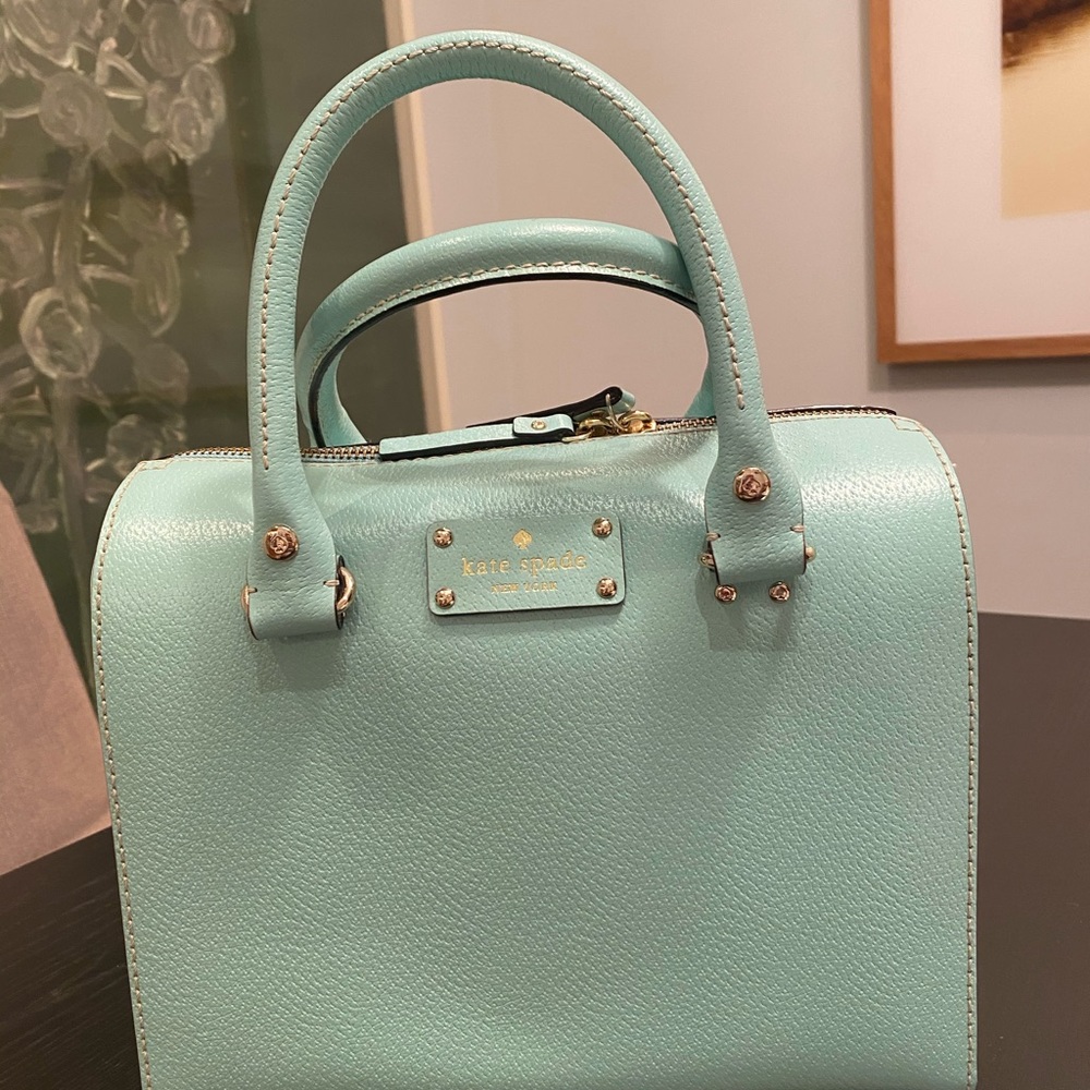 Robin’s Egg Blue Kate Spade Wellesley Alessa Bag